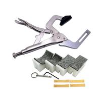 Fingerboard Handheld Fret Press Insert Tool With 9 Radius Inserts Guitar Luthier Making Repair Set Lever Neck Suppot (Color : 04)