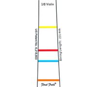 Fingerboard marking FIRST FRET 117, for 1/8 violin, 231 mm