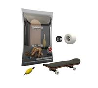 Fingerboard Mini Skateboard - Little Trick Toy Board, Pro Finger Skate Deck | Portable Training Skateboard Toy Equipment, Adjustable Assembly Set with Wheels Screwdriver for Kids Teens Desk Fun