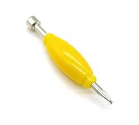 Fingerboard Repair Screwdriver with Widened Oval Grip, 1 Pack | Cross-Head Tip and Socket End, Compact Tool for Fingerboard Adjustments, Alloy and Construction