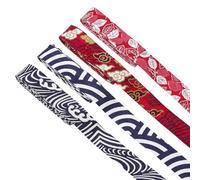 FINGERINSPIRE 10M Floral Double Fold Bias Tape 20mm Wide 4Colors Floral Printed Bias Binding Ribbon Cotton Webbing Strap Sew on Binding Edge Fabric Ribbon for DIY Craft Project Garment Edge Decoration