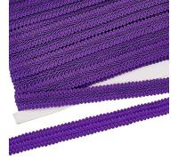 FINGERINSPIRE 11 Yards Purple Braid Trim 16mm Polyester Woven Braid Centipede Decorative Gimp Trim for DIY Craft Costume Sewing Curtain Slipcover Home Decoration Accessories