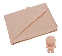 FINGERINSPIRE 2.18 Yards/2 M Skin Tone Fabric 1.5 M/59 Inch Wide Light Salmon Color Plush Surface Skin Fabric for Doll Making Polyester Doll Skin Fabric for Sewing Apparel Cloth Bags Puppet Crochet