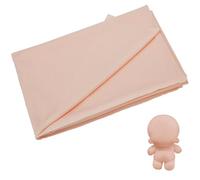 FINGERINSPIRE 2.18 Yards/2 M Skin Tone Fabric 1.5 M/59 Inch Wide PeachPuff Color Glossy Surface Skin Fabric for Doll Making Polyester Doll Skin Fabric for Sewing Apparel Cloth Bags Puppet Crochet