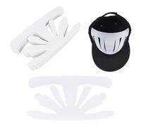FINGERINSPIRE 24 Pcs Baseball Caps Inserts Shapers Plastic White Hat Inner Support Baseball Bump Cap Holder Flexible & Long Lasting Hat Shaper Universal Cap Inner Liner for Home Store Display Stand