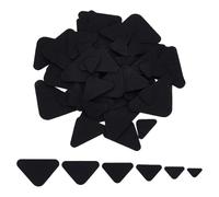 FINGERINSPIRE 240PCS Felt Noses for Dolls 6 Sizes Black Felt Noses Triangle Felt Craft Doll Nose Safety Felt Noses for Crafts Dolls Puppet Teddy Bear Crochet Toy Plush Animals DIY Making Accessories