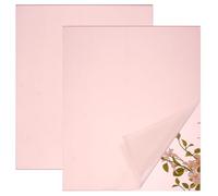 FINGERINSPIRE 2Pcs 25x20cm Rose Gold Mirror Acrylic Sheets, 3mm Thick Non Glass Safety Reflective Acrylic Mirror Sheet for Laser Cutting/DIY Crafts/Home Decorations