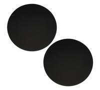 FINGERINSPIRE 2Pcs Model Display Bases 15x15cm Black Round Huge Figure Bases Circular Acrylic Large Figure Stands Flat Round Model Display Base for Wargaming Boardgaming Collectible Figure Table Game
