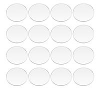FINGERINSPIRE 30 Pcs Clear Circles Acrylic Sheet 50mm Circular Miniature Bases Blanks Acrylic Disc Flat Round Acrylic Base for Miniatures Wargame Halloween Christmas Craft Keychain