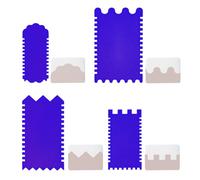FINGERINSPIRE 4 PCS Acrylic Soap Cutter Mold 150x76x3mm Soap Scraper Shaping Tool Handmade Soap Making Trimming Mold Tool Soap Shaver Tool for Homemade Craft Soap Making Supplies