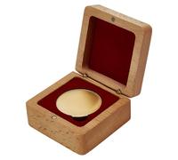 FINGERINSPIRE 40mm Wood Challenge Coin Presentation Display Gift Box With Dark Red Velvet Inside Coin Storage Box Magnetic Clasp Jewelry Medal Display Case Commemorative Coin Holders for Collectors