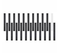 FINGERINSPIRE 40Pcs Felt Hat Care Size Reducer Strips 200x20mm Rectangle Hat Sizing Tape Black Felt Strips with Adhesive for Hats Band Cowboy Baseball Fedora Cap Size Reducer Adjuster