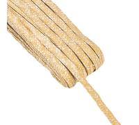 FINGERINSPIRE 52.49 Yards Jute Straw Ribbon for Hat Making 0.45inch Wide Millinery Hat Straw Braid Ribbon Jute Straw Craft Ribbon Sandy Brown Color Natural Jute Straw Hat Making DIY Craft Accessories