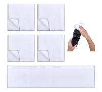 FINGERINSPIRE 5pcs Shoe Shine Buffing Cloth 550x127mm Cotton Leather Shoes Cleaning Cloth White Soft Cotton Cleaning Cloths for Leather Care Dress Shoes Heels Care Boot Shine Dust Removal