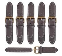 FINGERINSPIRE 6 Sets Toggle Fasteners Leather Sew On Black PU Leather Snap On Buckle Sport Jacket Metal Clasp Leather Clasp Toggle Clasp