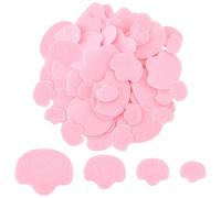 FINGERINSPIRE 960Pcs Doll Craft Felt Nose 4 Size Pink Felt Noses for Dolls Bulk Supply Nose for DIY Crafts Soft Material Noses for Puppet Crochet Plush Animals DIY Making Accessories