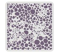 FINGERINSPIRE Cell Theory Stencil 30x30cm Reusable Cell Pattern Drawing Stencil Polka Dots Painting Stencil DIY Craft Round Dots Stencil for Painting on Wood, Canvas, Paper, Floor, Wall