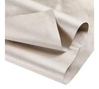 FINGERINSPIRE Faraday Fabric 2x1.11m Military Grade Protection Polyester Faraday Cloth Antique White Polyester Material Blocks RF Signals WiFi Cell RFID EMF Ideal for Privacy DIY Projects