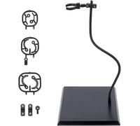FINGERINSPIRE Figure Stand Black Action Figure Stand Assembly Action Figure Display Holder Base Black Rectangular Display Holder with 3pcs Waist Clips Adjustable Bone Acrylic Stand Support for Figure