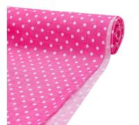 FINGERINSPIRE Mini Polka Dot Fat Quarters Quilting Fabric Bundles, 102x158cm Hot Pink Cotton Patchwork Fabric Sewing Craft for Handmade Craft Making Supplies Clothing Accessories