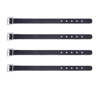 FINGERINSPIRE Traditional Kilt Extender Straps Imitation Leather Cuff Belt Buckles Leather Adjustable Belt Women's Belt, Black - 2, S