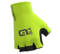 Fingerless Cycling Gloves Yellow/Black - ALE Clothing Velocissimo Summer Mitts