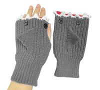 Fingerless Gloves for Women - Gloves Cute Shark Typing Gloves,Winter Warm Gloves Cosplay Gloves for Outdoor Sports, Women Men