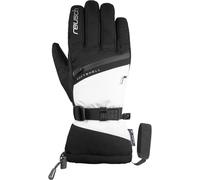 Reusch Demi R-TEX XT Extra Warm, Waterproof, Windproof and Breathable Winter Gloves, Finger Gloves, Snow Gloves, Ski Gloves for Women, Black/White, 7
