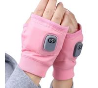 Fingerless Heated Gloves,Touchscreen 3 Speed Adjustable USB Charging Half-finger Gloves | Electric For Women, Heated For Winter, Fast Heating, Rechargeable, For Sports Outdoor