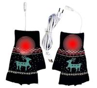 Fingerless Heated Gloves | Warm Mitt For Cold Weather,USB Heated Gloves For Women | for Office Cycling Running Outdoor Winter Camping Daily Travel Driving