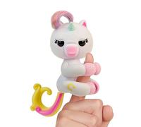 Fingerlings 2023 New Interactive Baby Unicorn Reacts to Touch - 70+ Sounds & Reactions - Lulu (White)