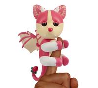 Fingerlings Adopt Me! x, Adopt Me! Strawberry Shortcake Bat Dragon, Legendary Interactive Pet with 40+ Sounds & Reactions (Ages 5+)
