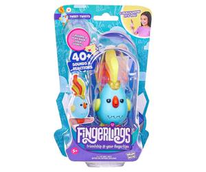 Fingerlings Sweet Tweets Birdie - Blue (Code 3132): Interactive Fingerlings with 40+ Sounds and Secret Messages