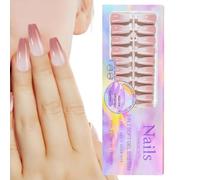 Fingernails for Women | 15 Sizes Gradient Press On Nails False Gradient Nails,Long-Lasting Fake Finger Nails Colorful Gradient Nails for Home Manicure Store