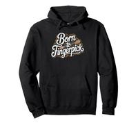 Fingerpicking Guitarist Plays Without Plectrum Fingerstyle Pullover Hoodie