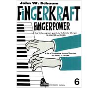 Fingerpower Book 6 Textbook piano Schaum A Set of Progressive Technical Exercise