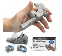 FingerPress Static Progressive Finger Straightening Splint Orthosis for Extension of PIP Flexion Contracture Medium