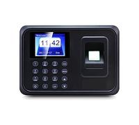 Fingerprint Attendance Biometric Machine System Employee Keypad Electric Time Clock Recorder USB Data Manage