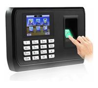 Fingerprint Attendance Machine 2.4 inch Display USB Biometric Time Clock Recorder