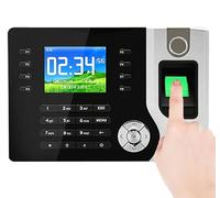 Fingerprint Attendance Machine, Time Clock Recorder, 2.4-inch Color Screen, Automatically Generate Attendance Data for Employees