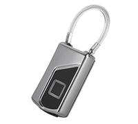 Fingerprint Bag Lock, Fingerprint Travel Safe, 13X7X4, Smart Fingerprint Recognition Padlock, Semiconductor Fingerprint Induction Lock