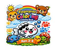 FINGERPRINT COLORING - US EDITION: Coloring Book - Ages 3 - 4