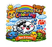FINGERPRINT COLOURING - UK EDITION: Colouring Book - Ages 3 - 4 years