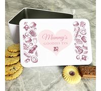 Fingerprint Designs Sweet Desserts Heart Mummy's Biscuit Sweets Cake Treat Tin - Birthday Present Idea - Mother's Day Gift