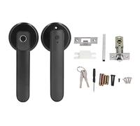 Fingerprint Door Knob, Fingerprint Door Lock Fingerprint Door Lock Biometric Door Knob Smart Keyless Entry Biometric Door Knob for 30-65mm Door Thickness Home Office