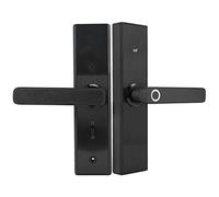 Fingerprint Door Lock, 4 in 1 Electronic Security Smart Door Lock with Fingerprint/Card/Password/Key Unlocks Door Lock Anti-Theft Waterproof