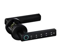 Fingerprint Door Lock 4 in 1 Smart Door Handle with Fingerprint/APP/Code/Keys Electronic Keypad Lock for Bedroom Home Hotel Office Apartment Finger Print Knobs