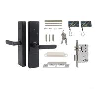 Fingerprint Door Lock Advanced Security Multiple Unlocking Methods Including Fingerprint Password IC Card Mechanical Key Mobile App Dual Verification Touchscreen Keypad Manage Up T(14.7cm)