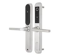 Fingerprint Door Lock, Fingerprint Door Knob Biometric Door Lock Smart Door Knob, Advanced Fingerprint Technology Keyless Entry Door Lock w Handle for Home Hotel Office Apartment