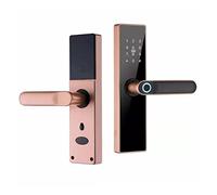 Fingerprint Door Lock K7 Pro+ Black Smart Lock Tuya App Remote Unlocking Keyless Lock Electronic Door Lock DIY Easy Installation(4085)